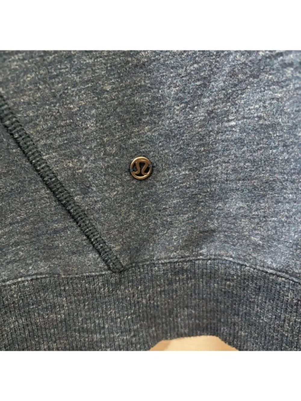 Lululemon Crew Love Pullover Sweatshirt Heather Blue Size 8